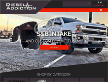 Tablet Screenshot of dieseladdiction.com